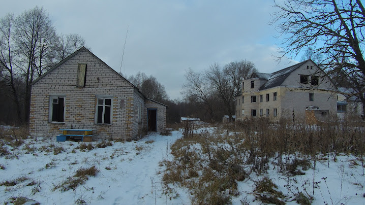 Лагерь Зеленые Холмы в Беларуси зимой