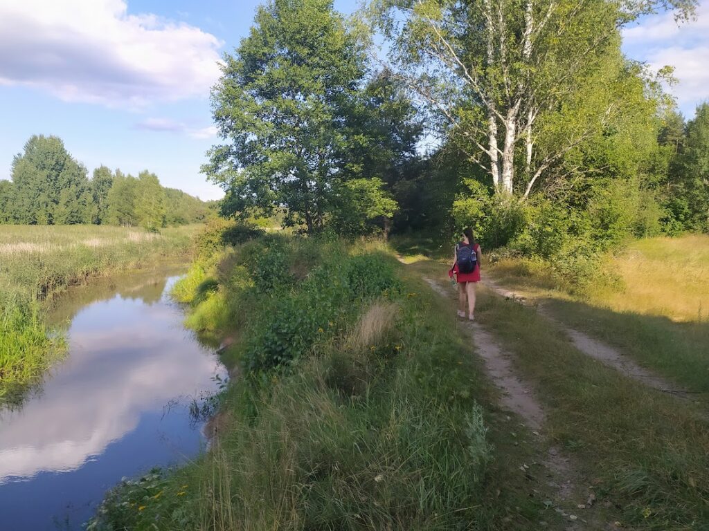Река талька в Беларуси Пуховичский район