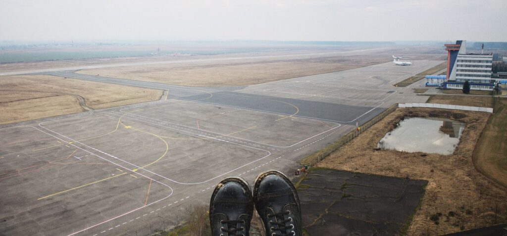 Вид на аэропорт Гродно